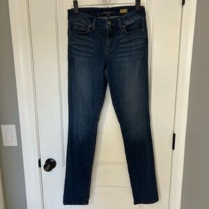 Anthropologie Level 99 Mid Rise Lily Skinny Straight Leg Jeans Size 28